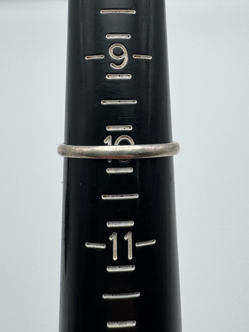 Sterling Silver 925 Thin Band Ring Sz 10 - Picture 5 of 6